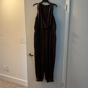Elie Tahari Dark Brown Jumpsuit